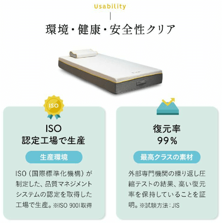 復元率約99%！想定寿命10年程度の高耐久性！