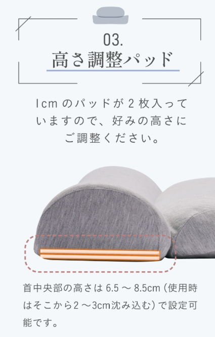 高さ調整パッド