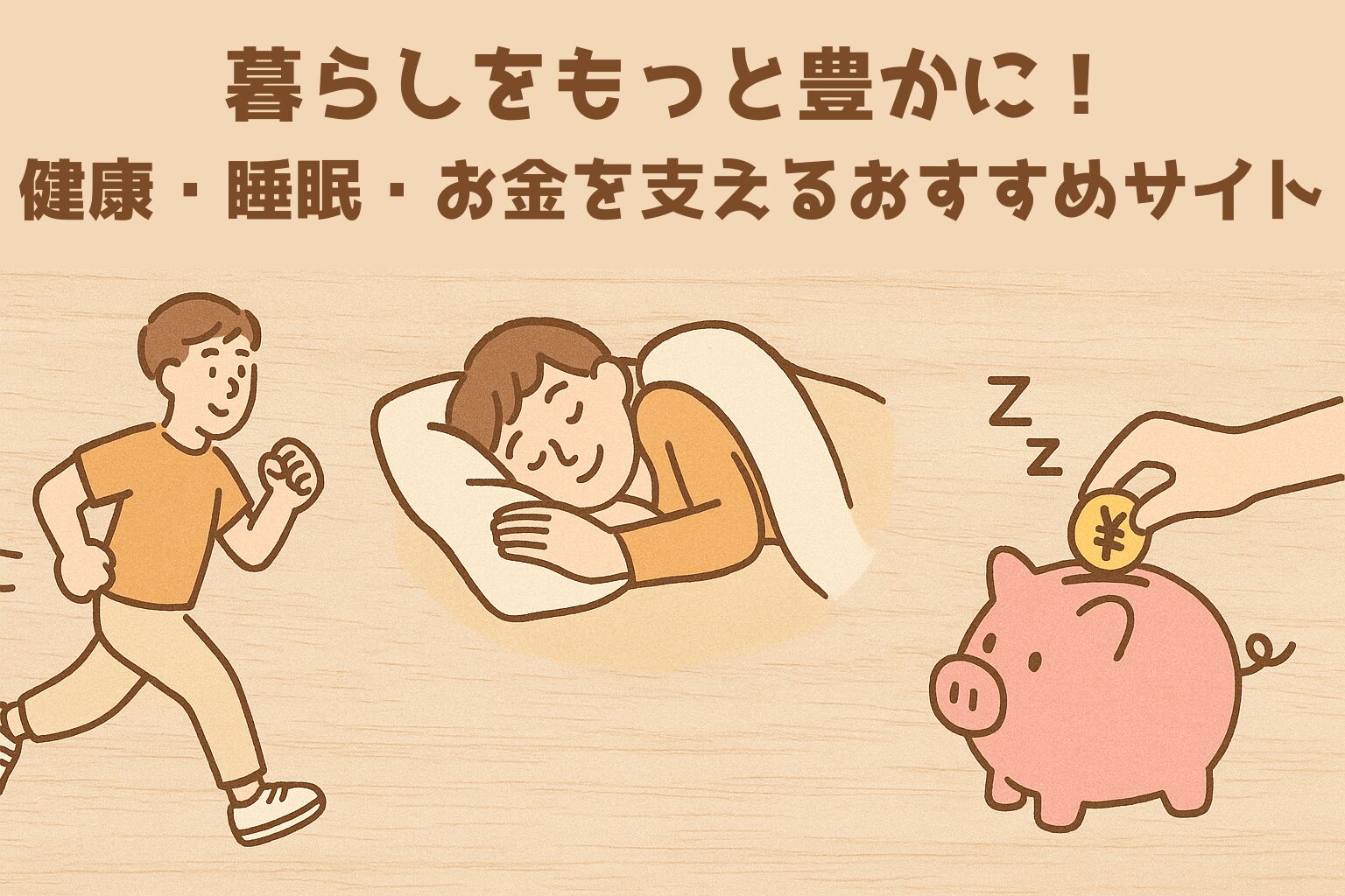 暮らしをもっと豊かに！健康・睡眠・お金を支えるおすすめサイト紹介