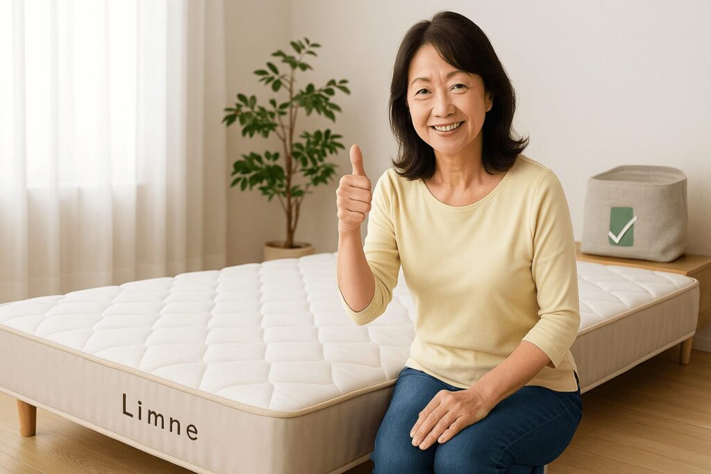 【コスパ最高は本当だった】「リムネマットレス エントリーモデル」をレビューして分かった!50代には賢い選択