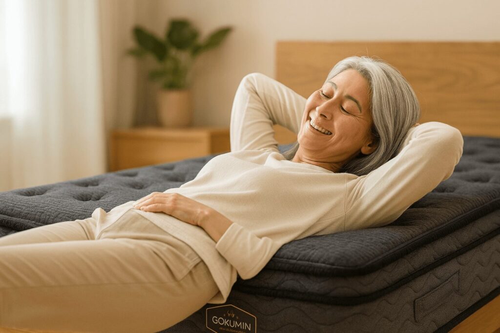 【結論】「GOKUMINデュアルコイルマットレス」の口コミを調査!50代以上の腰痛持ちにこそ試してほしい3つの理由と注意点