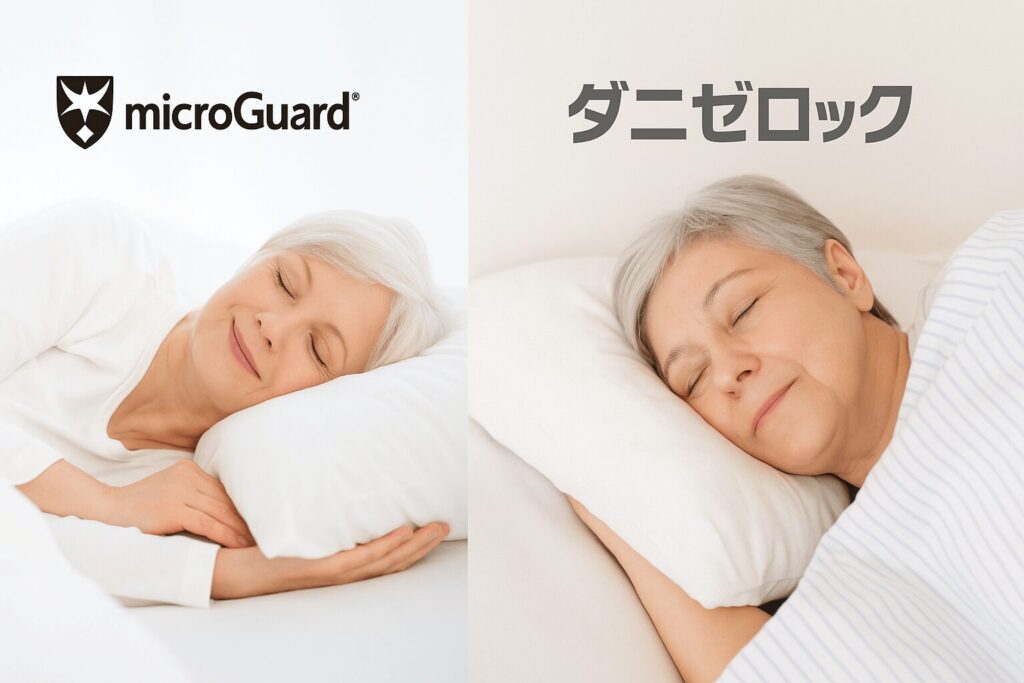 「ミクロガード」と「ダニゼロック」を3つの重要ポイントで比較！シニアの暮らしに向いているのはどっち？