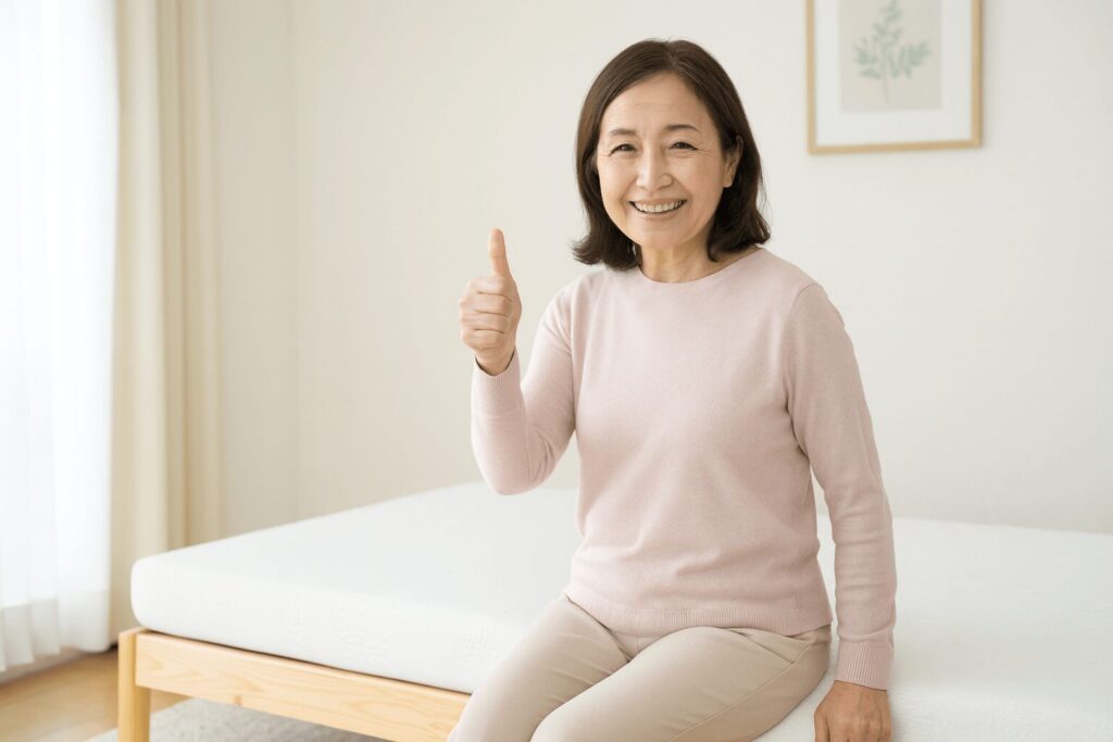 「リムネ 三つ折りマットレス」は腰痛対策になる？50代以上が注目すべき３つのポイント