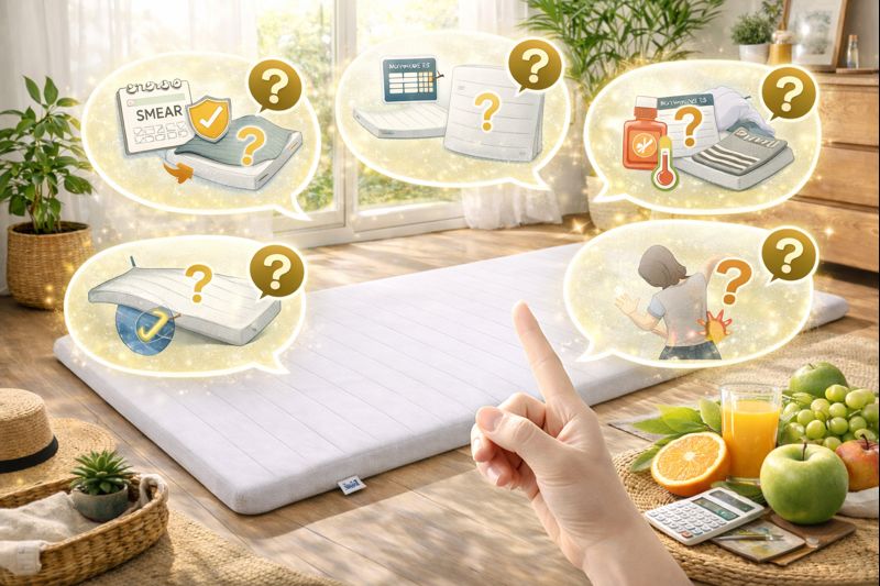 購入前に解消したい！エアウィーヴ スマート01に関するよくある質問