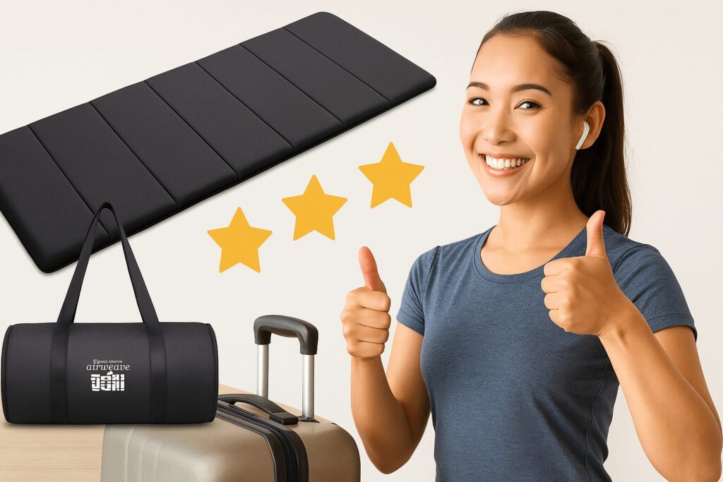 5つのポイントで検証!「エアウィーヴ ポータブル mini」の口コミ・評判総まとめ