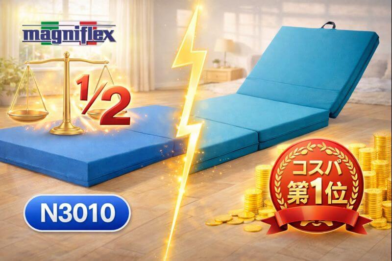 マニフレックスと徹底比較！価格が1/2以下でもヨーネルコが選ばれる訳