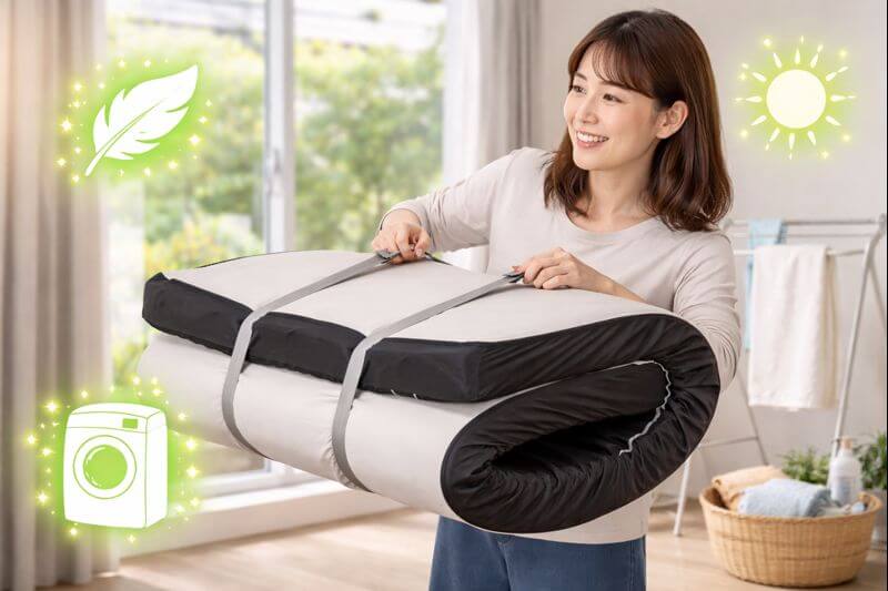 重さ約6kgで毎日干せる?N-CUBEの収納・メンテナンス性と3つの注意点