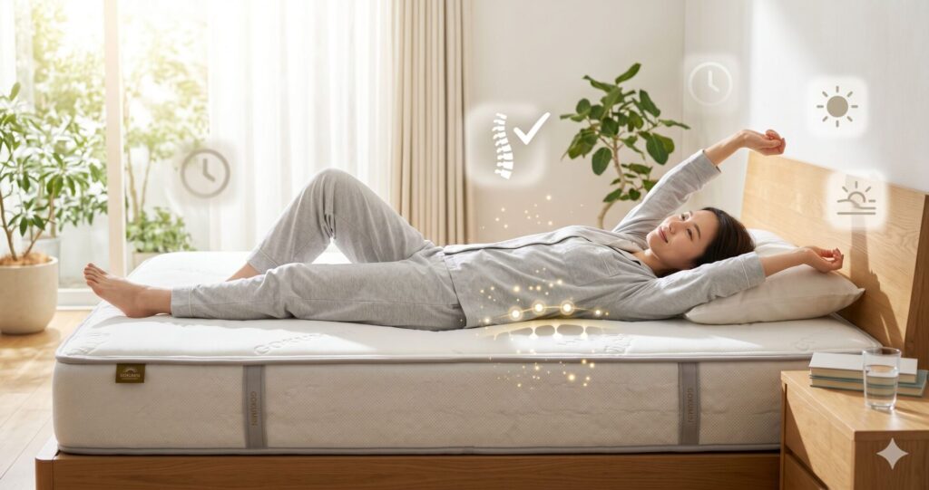 【独自検証】GOKUMINプレミアムスプリングマットレス腰サポを実際に3週間使ってわかった“スペック表に載らない真実”