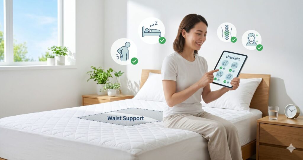 【1分診断】あなたはGOKUMINプレミアムスプリングマットレス腰サポを買うべき?チェックリスト