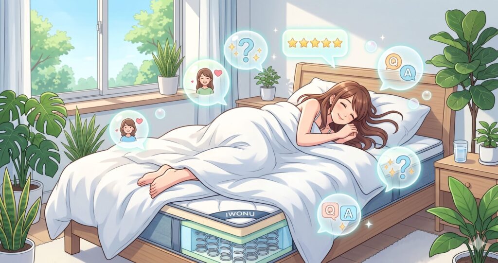 IWONUマットレス プレミアムの口コミ・評判に関するよくある質問