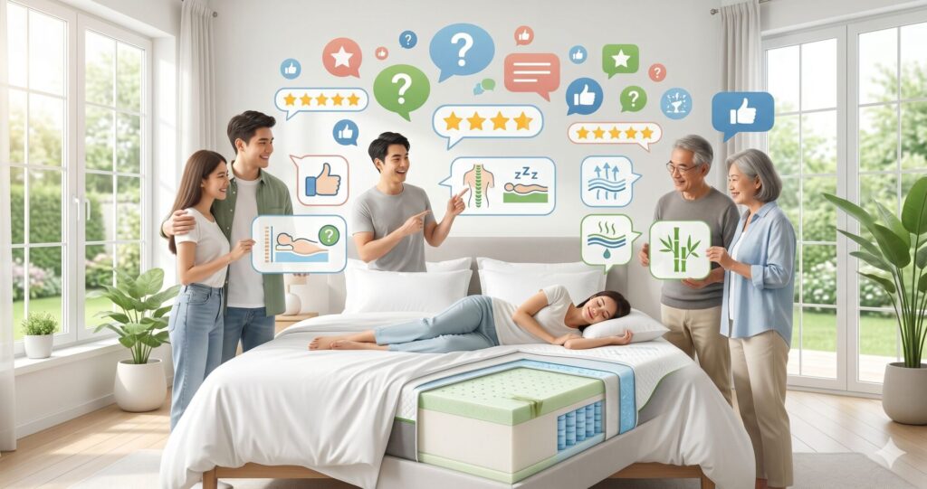 エムリリー エコヘルス マットレスの口コミ・評判に関するよくある質問