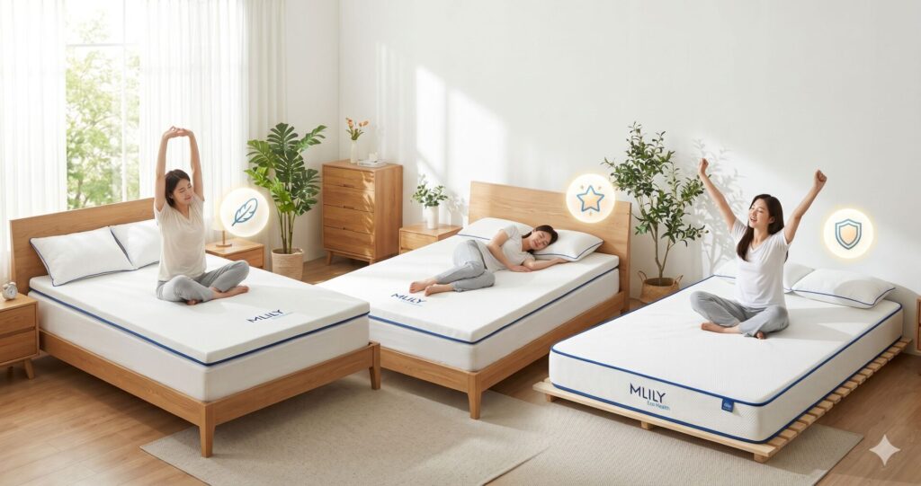 エムリリー エコヘルス マットレス3種類(3cm/5cm/9cm)の選び方|目的別ベストチョイス