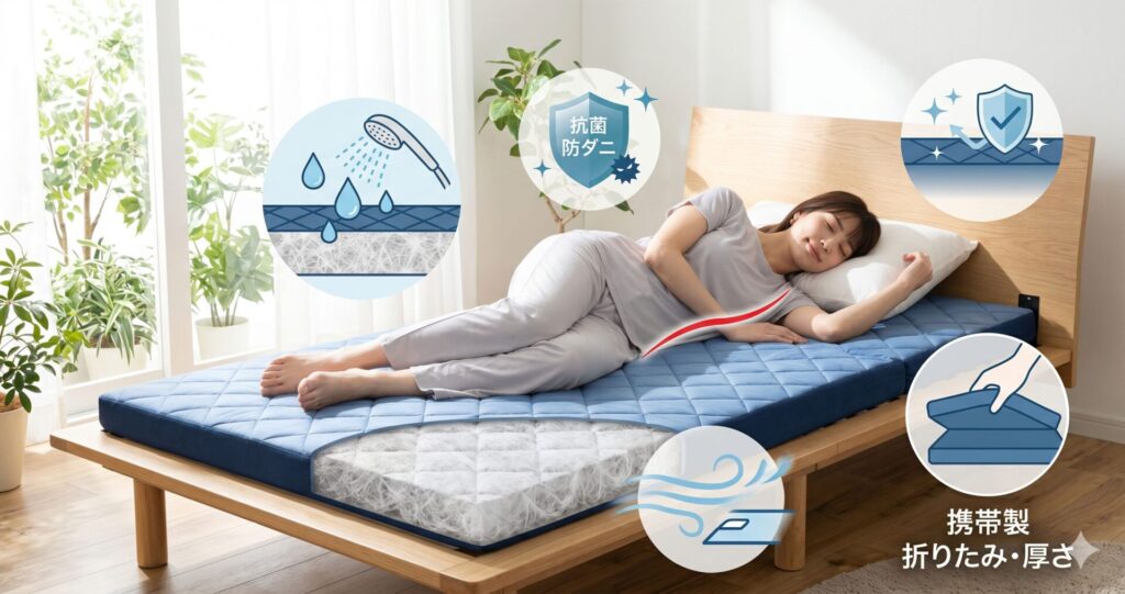 スリープオアシス クリーンマットレス5.0のメリット5つ