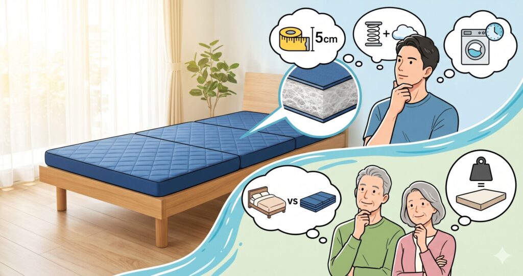 スリープオアシス クリーンマットレス5.0のデメリット・向かない人