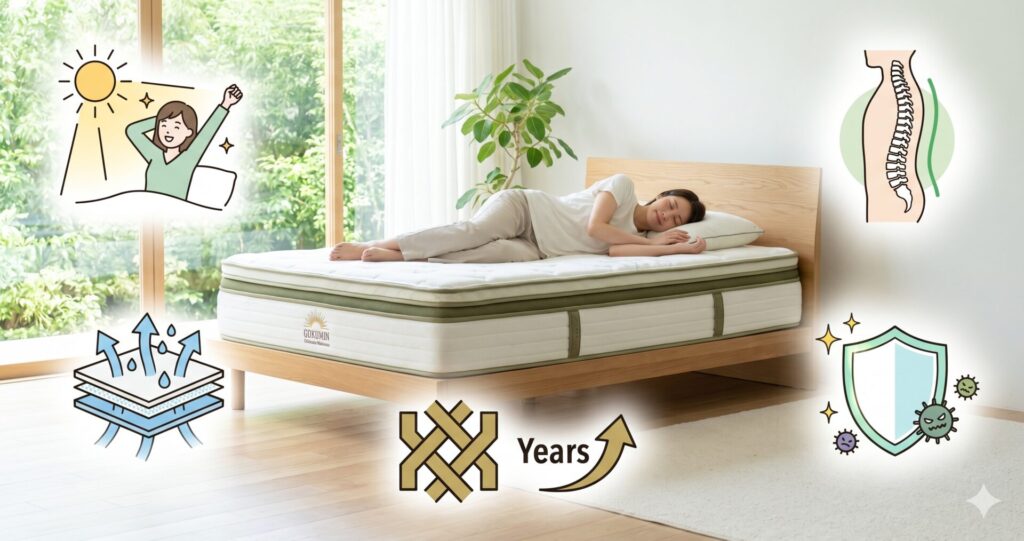 GOKUMIN アルティメイトマットレスの5つのメリット
