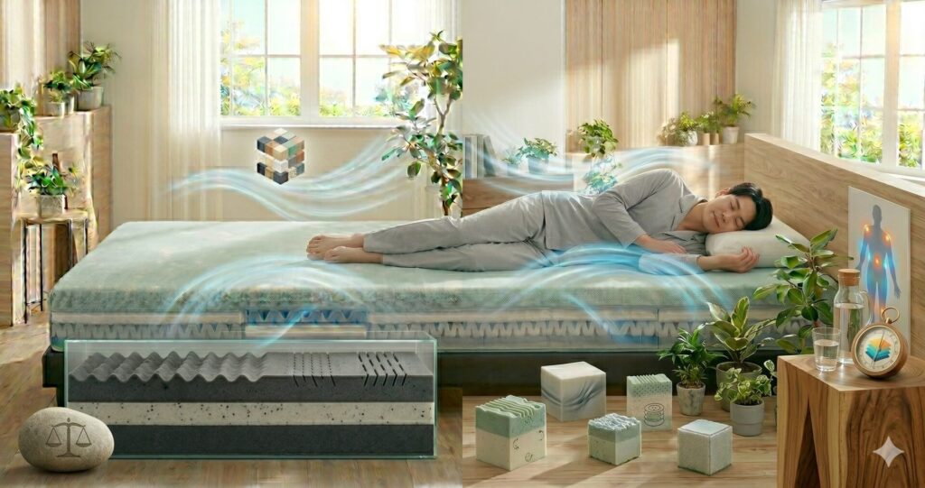GOKUMIN 3レイヤーゾーニングマットレスの詳細スペック・価格