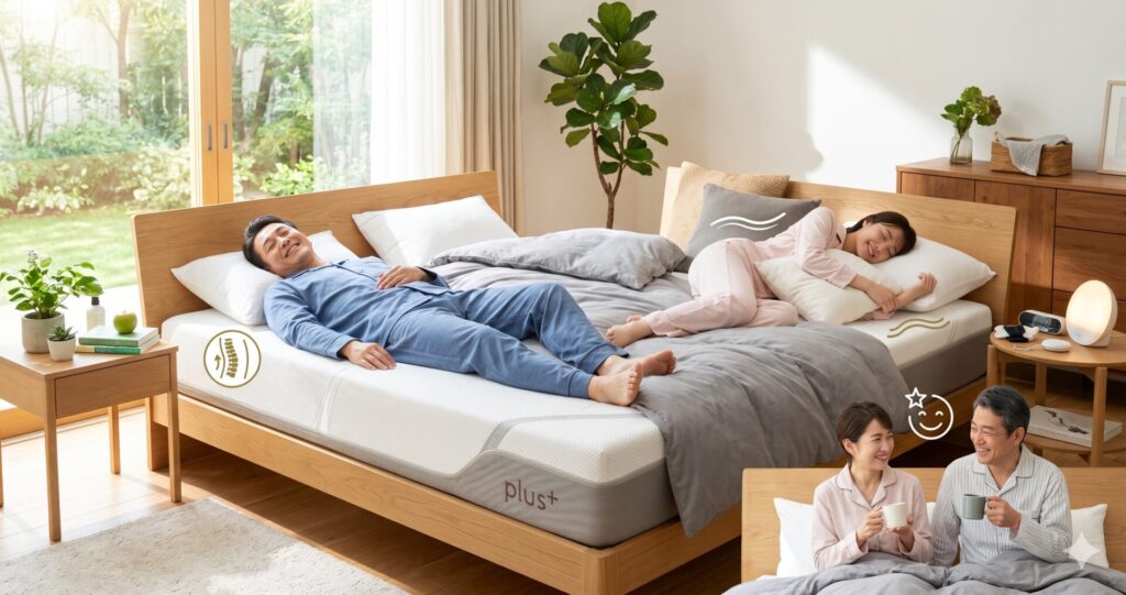 GOKUMIN アルティメイトマットレスplus＋はどんな人に向いている？3タイプ別おすすめ度