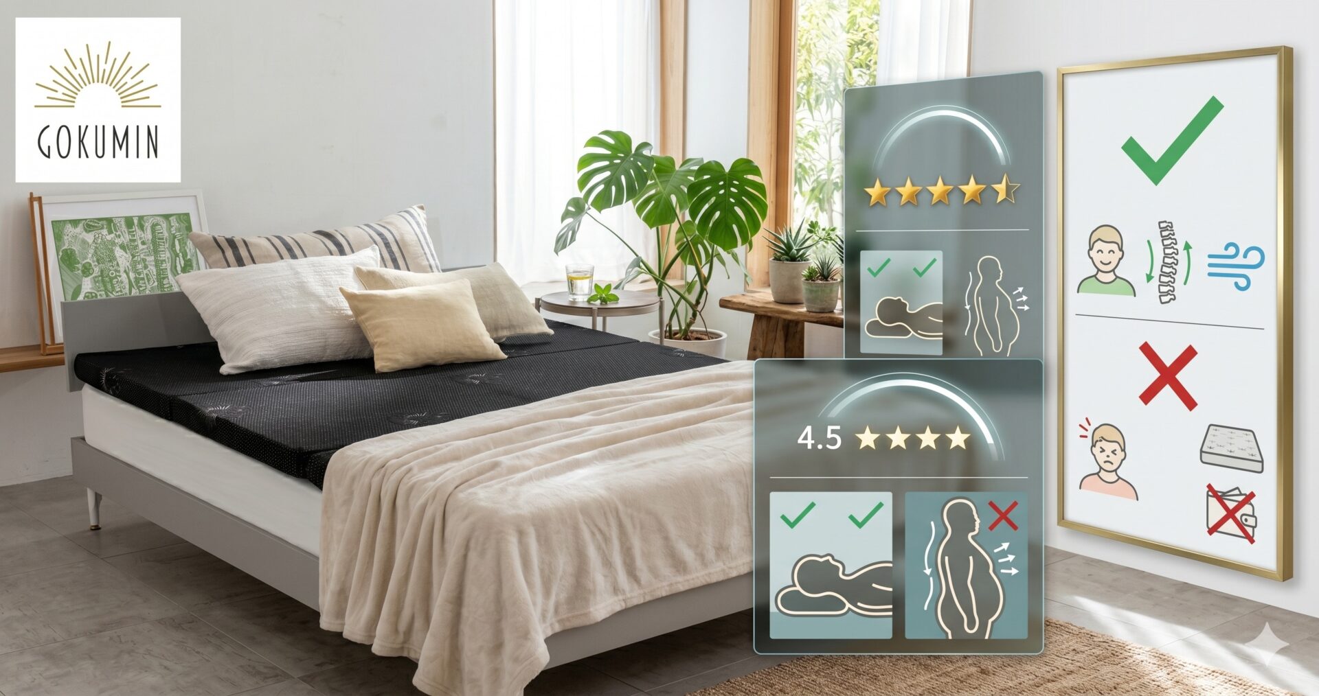 gokumin-hybrid-mattress-review