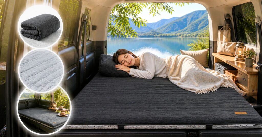 車中泊での使用レポート｜GOKUMIN 涼温リバーシブル敷布団は使えるか？